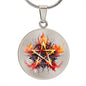 Almost Sold Out - Pentagram Necklace - Circle Luxury Necklace
