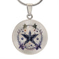 Almost Sold Out - Pentagram Necklace - Circle Luxury Necklace