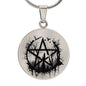 Almost Sold Out - Pentagram Necklace - Circle Luxury Necklace