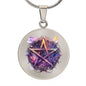 Almost Sold Out - Pentagram Necklace - Circle Luxury Necklace