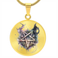 Almost Sold Out - Pentagram Necklace - Circle Luxury Necklace