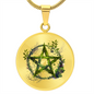 Almost Sold Out - Pentagram Necklace - Circle Luxury Necklace