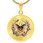 Almost Sold Out - Pentagram Necklace - Circle Luxury Necklace