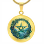 Almost Sold Out - Pentagram Necklace - Circle Luxury Necklace