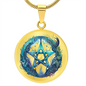 Almost Sold Out - Pentagram Necklace - Circle Luxury Necklace