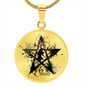 Almost Sold Out - Pentagram Necklace - Circle Luxury Necklace