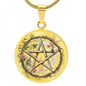 Almost Sold Out - Pentagram Necklace - Circle Luxury Necklace