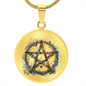 Almost Sold Out - Pentagram Necklace - Circle Luxury Necklace