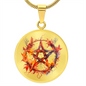 Almost Sold Out - Pentagram Necklace - Circle Luxury Necklace