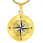 Almost Sold Out - Compass Necklace - Engraving Optional