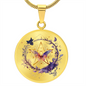 Almost Sold Out - Pentagram Necklace - Circle Luxury Necklace