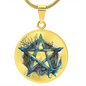 Almost Sold Out - Pentagram Necklace - Circle Luxury Necklace
