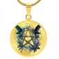 Almost Sold Out - Pentagram Necklace - Circle Luxury Necklace