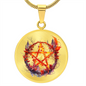 Almost Sold Out - Pentagram Necklace - Circle Luxury Necklace