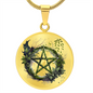 Almost Sold Out - Pentagram Necklace - Circle Luxury Necklace