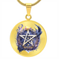 Almost Sold Out - Pentagram Necklace - Circle Luxury Necklace