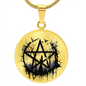 Almost Sold Out - Pentagram Necklace - Circle Luxury Necklace