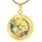 Almost Sold Out - Pentagram Necklace - Circle Luxury Necklace