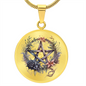 Almost Sold Out - Pentagram Necklace - Circle Luxury Necklace