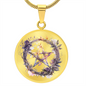 Almost Sold Out - Pentagram Necklace - Circle Luxury Necklace