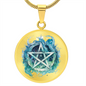 Almost Sold Out - Pentagram Necklace - Circle Luxury Necklace