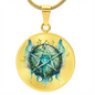 Almost Sold Out - Pentagram Necklace - Circle Luxury Necklace