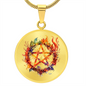 Almost Sold Out - Pentagram Necklace - Circle Luxury Necklace