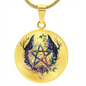 Almost Sold Out - Pentagram Necklace - Circle Luxury Necklace