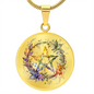 Almost Sold Out - Pentagram Necklace - Circle Luxury Necklace
