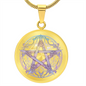 Almost Sold Out - Pentagram Necklace - Circle Luxury Necklace