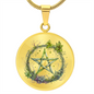 Almost Sold Out - Pentagram Necklace - Circle Luxury Necklace
