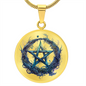 Almost Sold Out - Pentagram Necklace - Circle Luxury Necklace