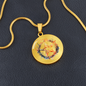Almost Sold Out - Pentagram Necklace - Circle Luxury Necklace