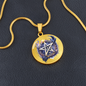 Almost Sold Out - Pentagram Necklace - Circle Luxury Necklace