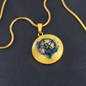 Almost Sold Out - Pentagram Necklace - Circle Luxury Necklace