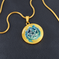 Almost Sold Out - Pentagram Necklace - Circle Luxury Necklace