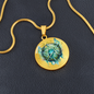 Almost Sold Out - Pentagram Necklace - Circle Luxury Necklace