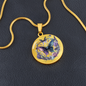 Almost Sold Out - Pentagram Necklace - Circle Luxury Necklace