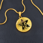 Almost Sold Out - Pentagram Necklace - Circle Luxury Necklace