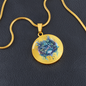 Almost Sold Out - Pentagram Necklace - Circle Luxury Necklace