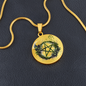 Almost Sold Out - Pentagram Necklace - Circle Luxury Necklace