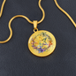 Almost Sold Out - Pentagram Necklace - Circle Luxury Necklace