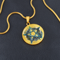 Almost Sold Out - Pentagram Necklace - Circle Luxury Necklace