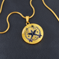 Almost Sold Out - Pentagram Necklace - Circle Luxury Necklace