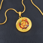Almost Sold Out - Pentagram Necklace - Circle Luxury Necklace