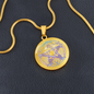Almost Sold Out - Pentagram Necklace - Circle Luxury Necklace