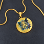Almost Sold Out - Pentagram Necklace - Circle Luxury Necklace