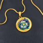 Almost Sold Out - Pentagram Necklace - Circle Luxury Necklace
