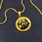 Almost Sold Out - Pentagram Necklace - Circle Luxury Necklace