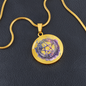 Almost Sold Out - Pentagram Necklace - Circle Luxury Necklace